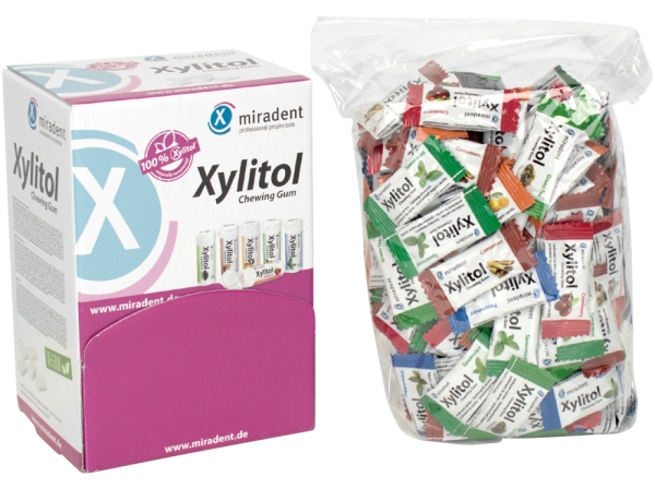 miradent Xylitol Gum 6-F sort. 200St